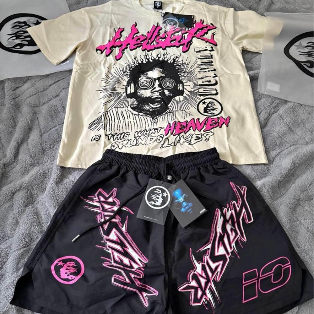 Hellstar shirts and shorts
